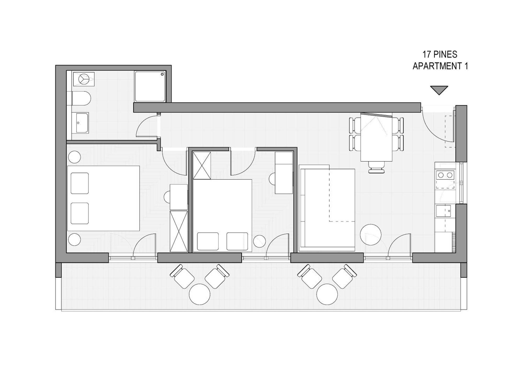 Apartmán 17 Pines Makarská Exteriér fotografie